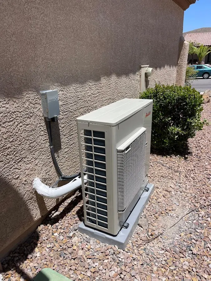 Residential air conditioning condenser unit in Indian Hills